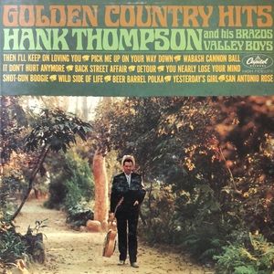 Hank Thompson Golden Country Hits Vinyl Lp '64